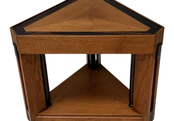 Art Deco Modernist Triangular Side Table by Anton Lucas, 1920s